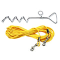 Outdoor Dog Tie-Out Leash with Ground Stake