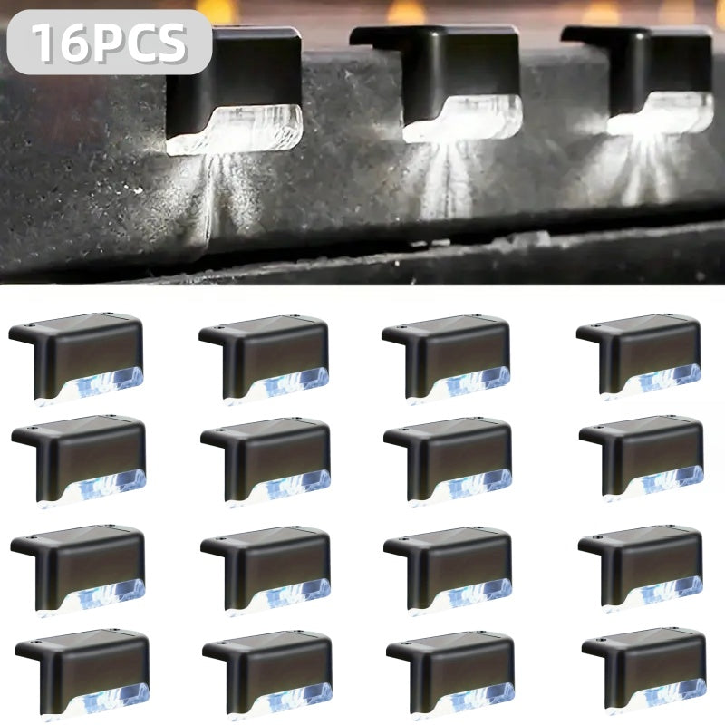 Solar Deck Lights for Outdoor Steps, Patios & Pathways