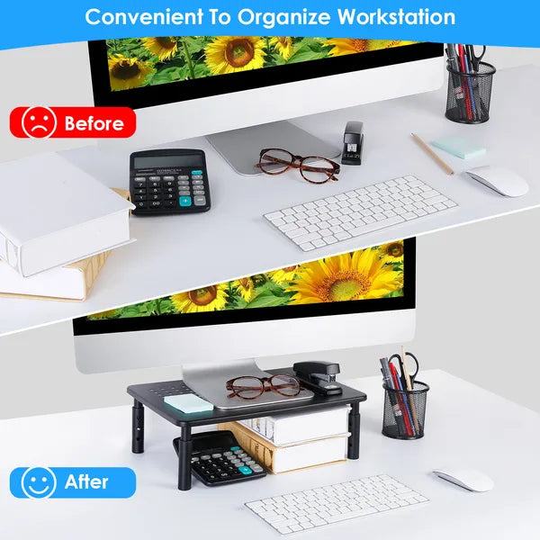 Adjustable Monitor Stand Riser