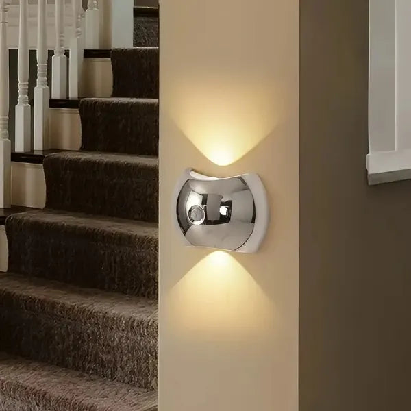 Rechargeable Magnetic Wall Light with Motion Sensor – 3 Color Modes, 2-Pack