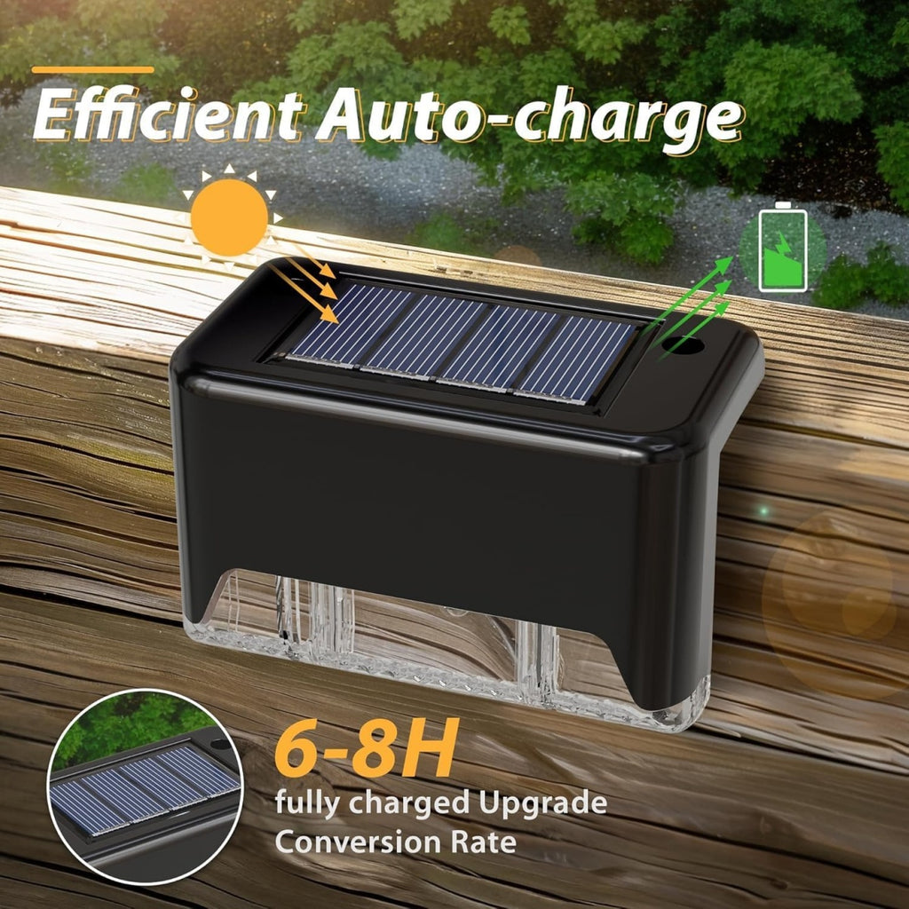 Solar Deck Lights for Outdoor Steps, Patios & Pathways