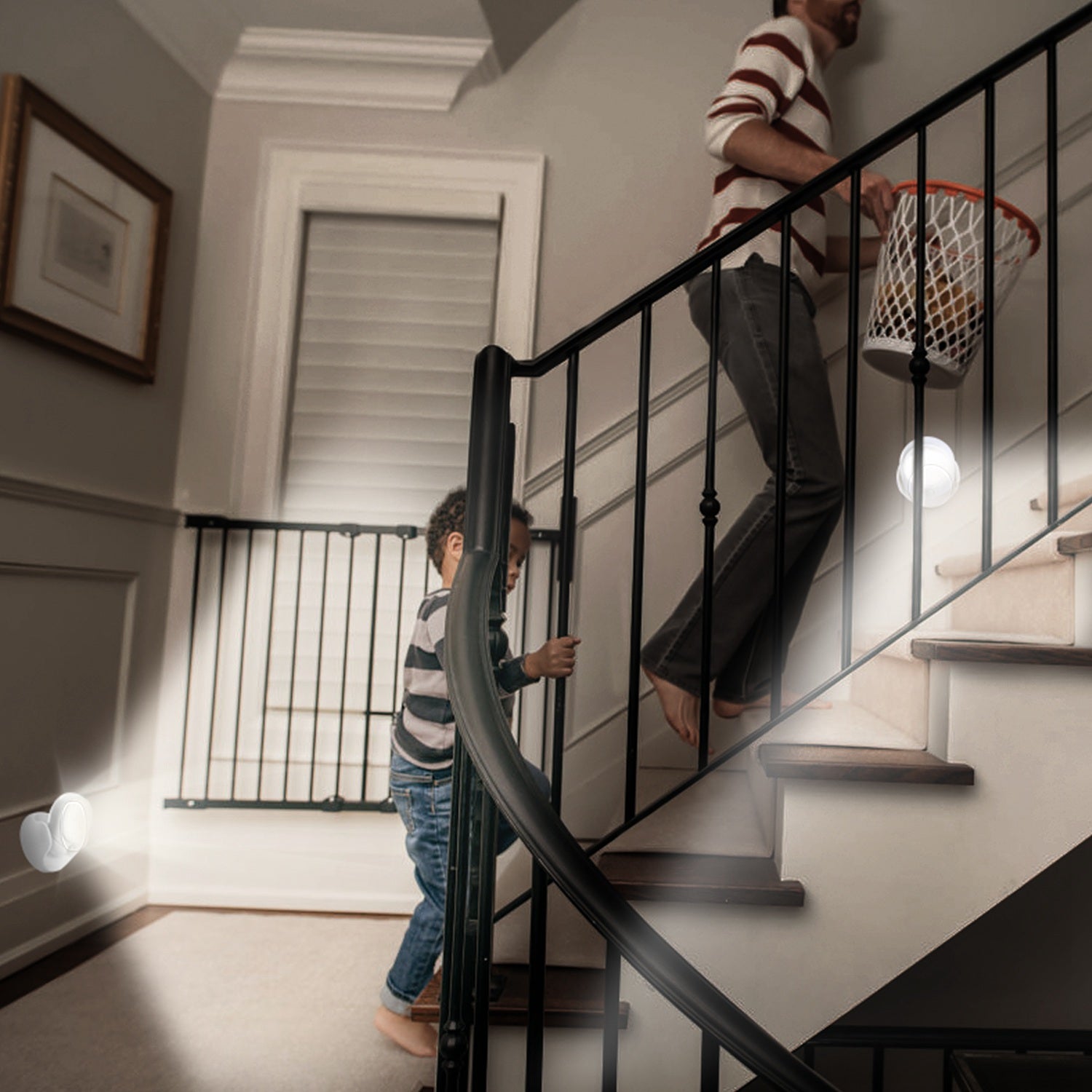 Wireless Motion Sensor LED Night Light – 360° Adjustable