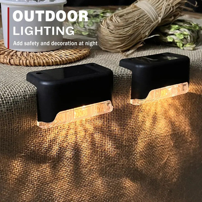 Solar Deck Lights for Outdoor Steps, Patios & Pathways