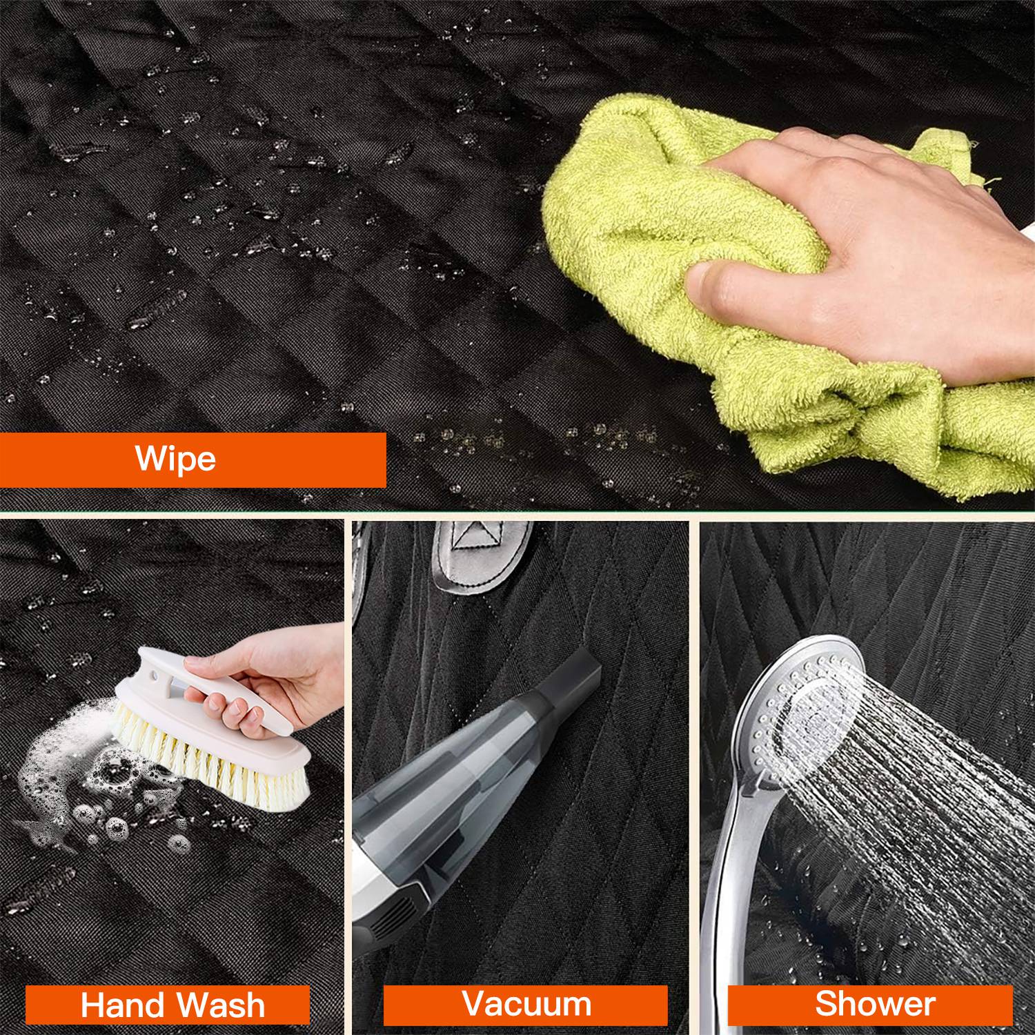 Waterproof Dog Car Seat Cover for Back Seat