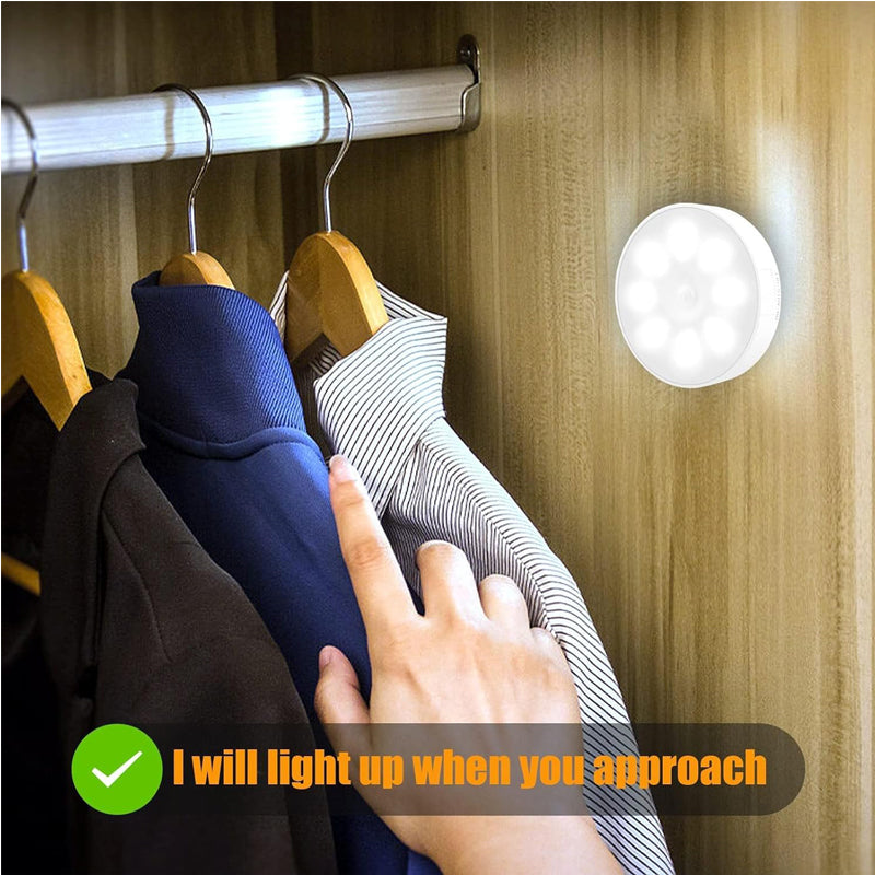 Rechargeable Motion Sensor Under Cabinet Lights – Set of 6