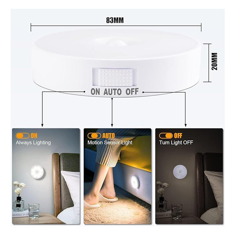 Rechargeable Motion Sensor Under Cabinet Lights – Set of 6