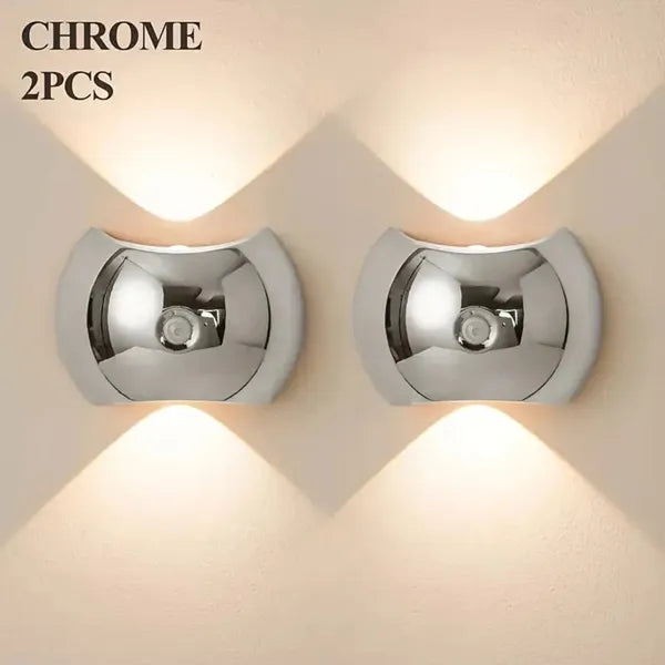Rechargeable Magnetic Wall Light with Motion Sensor – 3 Color Modes, 2-Pack
