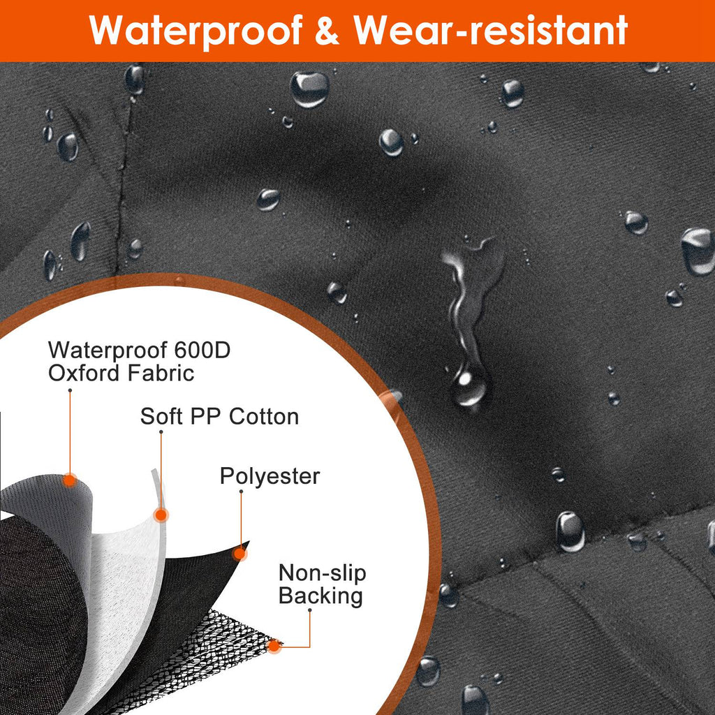 Waterproof Dog Car Seat Cover for Back Seat